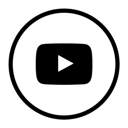 YouTube outline – black | Pipestone